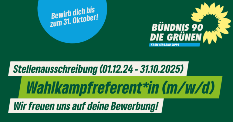 Wahlkampfreferent*in gesucht!